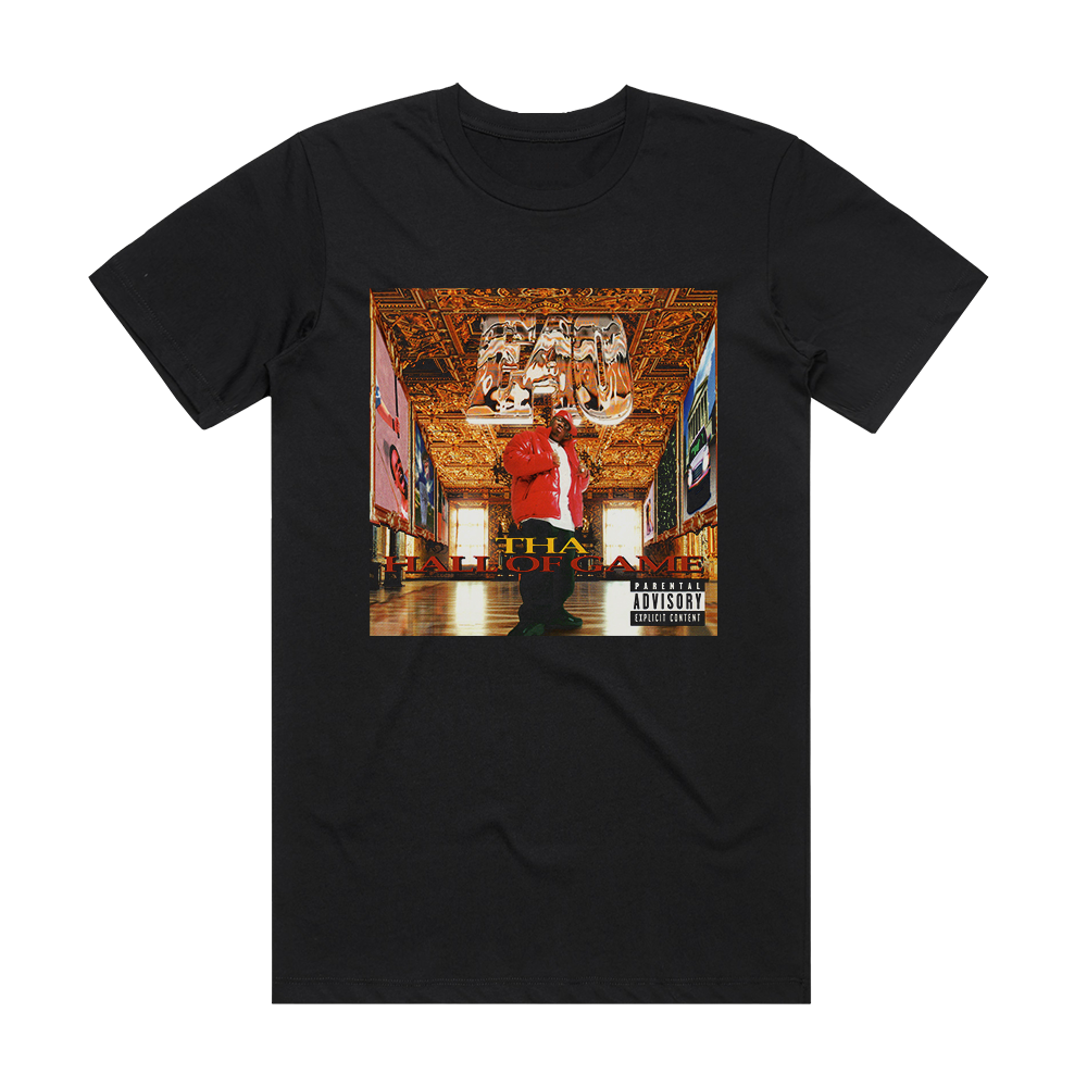 E-40 Tha Hall Of Game Album Cover T-Shirt Black