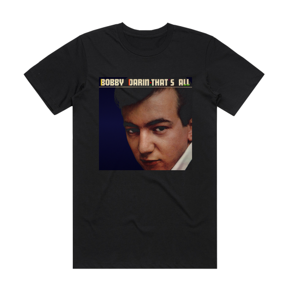 Bobby Darin Thats All Album Cover T-Shirt Black