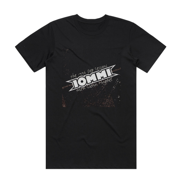 Iommi The 1996 Dep Sessions Album Cover T-Shirt Black