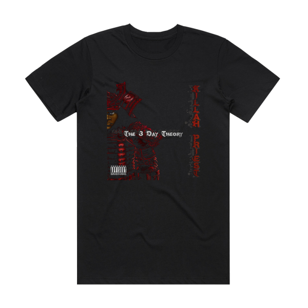 Killah Priest The 3 Day Theory Album Cover T-Shirt Black