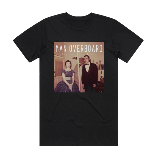 Man Overboard The Absolute Worst Album Cover T-Shirt Black