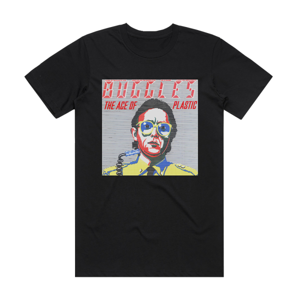 Buggles The Age Of Plastic Album Cover T-Shirt Black