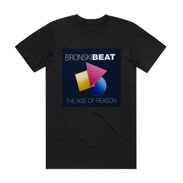 Bronski Beat The Age Of Reason Album Cover T-Shirt Black