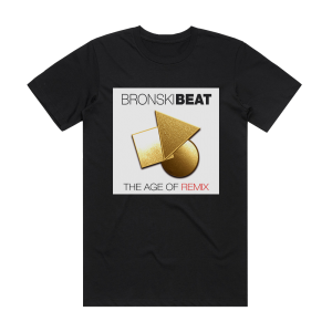 Bronski Beat The Age Of Remix Album Cover T-Shirt Black