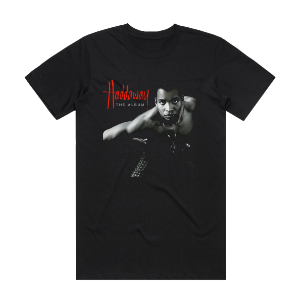 Haddaway The Album Album Cover T-Shirt Black