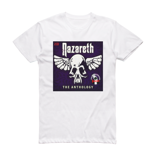 Nazareth The Anthology Album Cover T-Shirt White