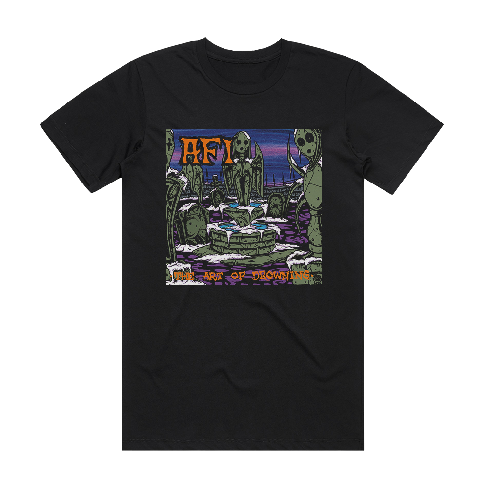 AFI The Art Of Drowning Album Cover T-Shirt Black – ALBUM COVER T-SHIRTS