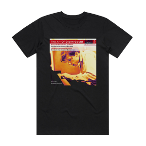 Glenn Gould The Art Of Glenn Gould Bach Beethoven Haydn Album Cover T-Shirt Black