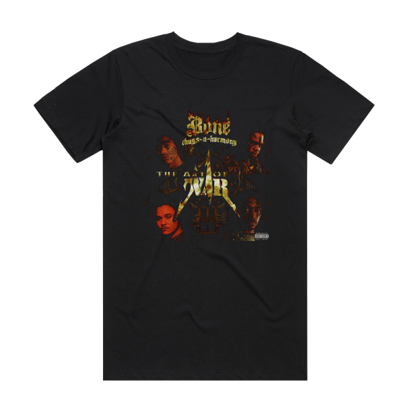 Bone Thugs-n-Harmony The Art Of War Album Cover T-Shirt Black