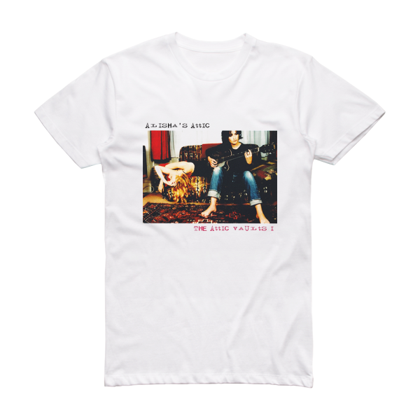 Alishas Attic The Attic Vaults 1 Album Cover T-Shirt White