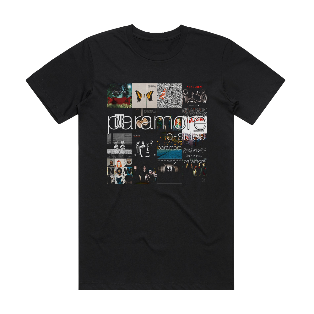 Paramore The B Sides Bootleg 1 Album Cover T Shirt Black