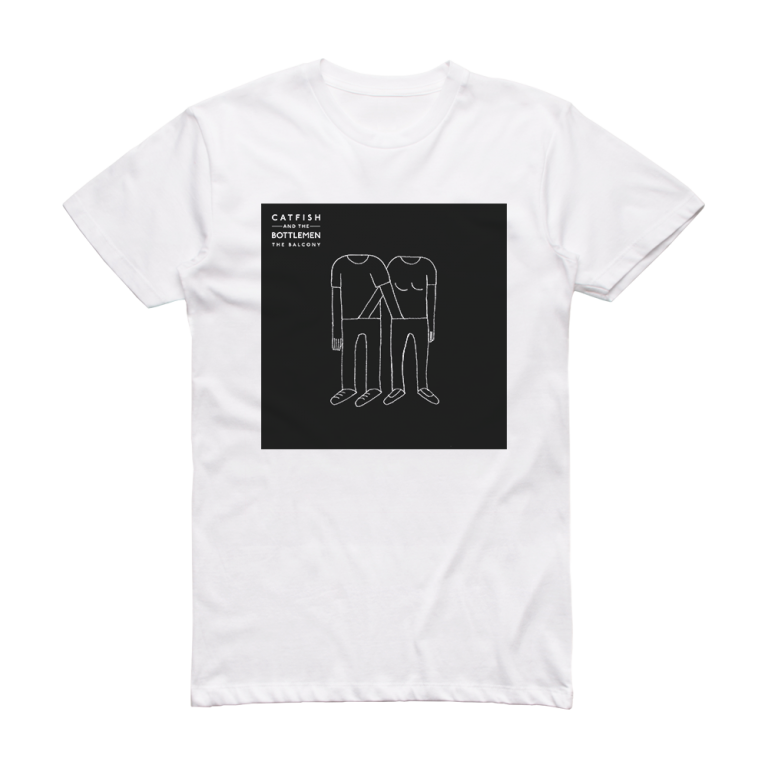 Catfish and the Bottlemen The Balcony Album Cover TShirt White ALBUM COVER TSHIRTS