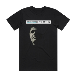 Hoyt Axton The Balladeer Album Cover T-Shirt Black