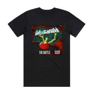 Magnum The Battle Album Cover T-Shirt Black