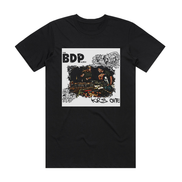 KRS‐One The Bdp Album Album Cover T-Shirt Black