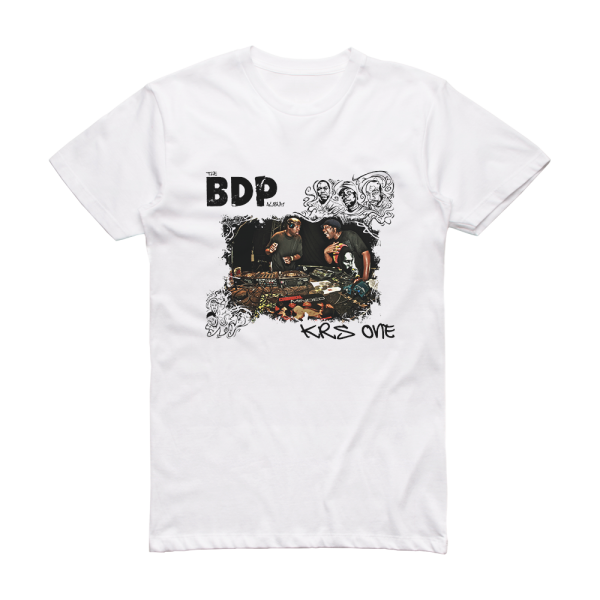 KRS‐One The Bdp Album Album Cover T-Shirt White