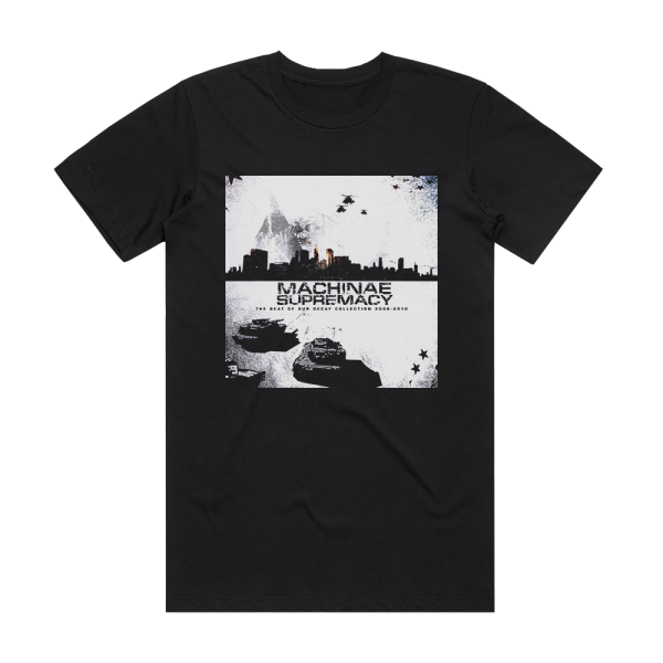 Machinae Supremacy The Beat Of Our Decay Album Cover T-Shirt Black