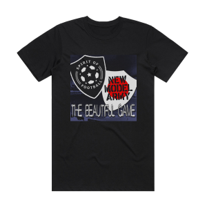 New Model Army The Beautiful Game Album Cover T-Shirt Black