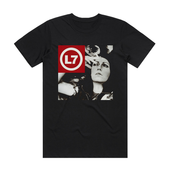 L7 The Beauty Process Triple Platinum 1 Album Cover T-Shirt Black