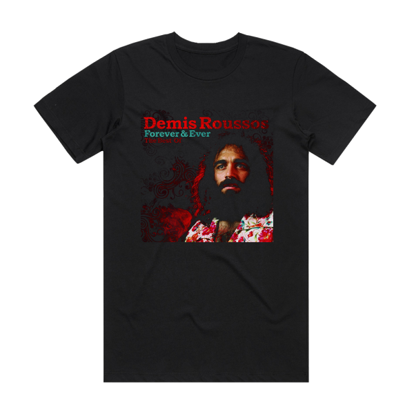 Demis Roussos The Best Of Album Cover T-Shirt Black