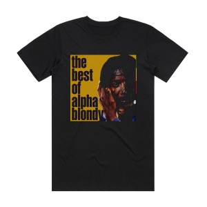 Alpha Blondy The Best Of Alpha Blondy Album Cover T-Shirt Black