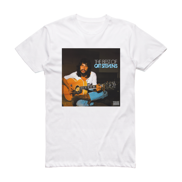 Cat Stevens The Best Of Cat Stevens Album Cover T-Shirt White