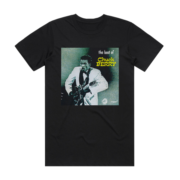 Chuck Berry The Best Of Chuck Berry Album Cover T-Shirt Black