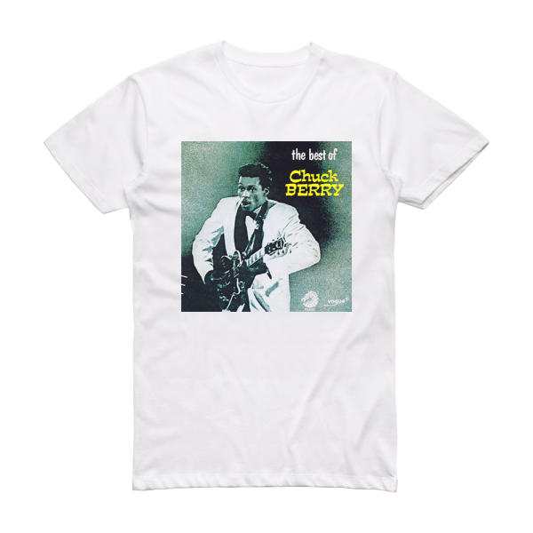 Chuck Berry The Best Of Chuck Berry Album Cover T-Shirt White