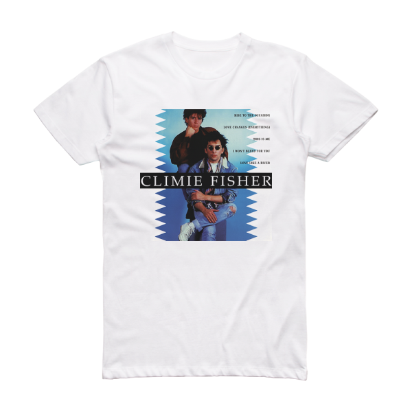 Climie Fisher The Best Of Climie Fisher Album Cover T-Shirt White