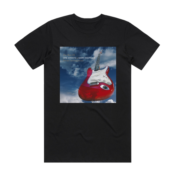 Dire Straits The Best Of Dire Straits Mark Knopfler Private Investigatio 1 Album Cover T-Shirt Black