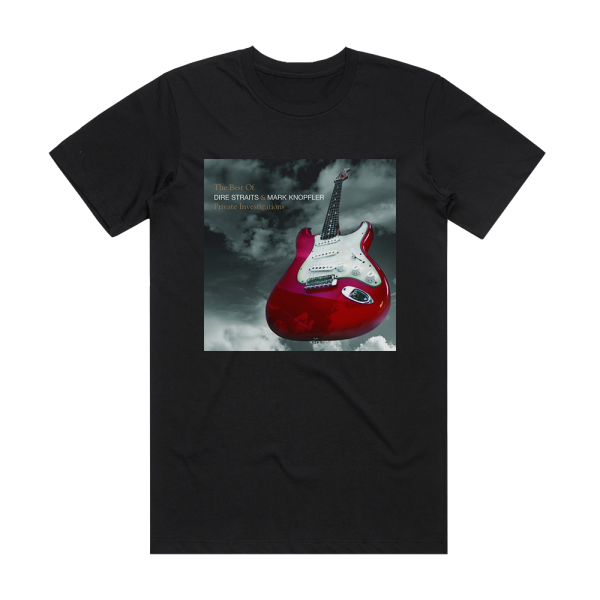 Dire Straits The Best Of Dire Straits Mark Knopfler Private Investigatio 2 Album Cover T-Shirt Black