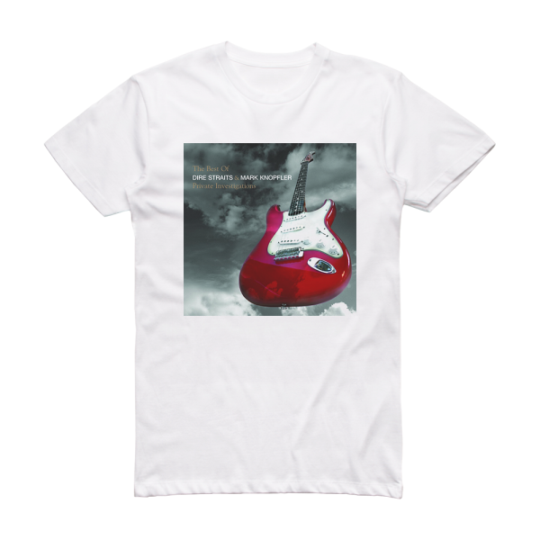 Dire Straits The Best Of Dire Straits Mark Knopfler Private Investigatio 2 Album Cover T-Shirt White