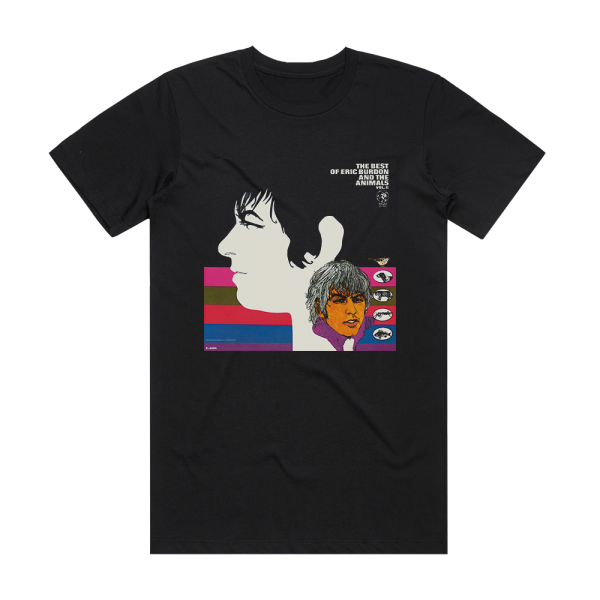 Eric Burdon and The Animals The Best Of Eric Burdon And The Animals Volume Ii Album Cover T-Shirt Black