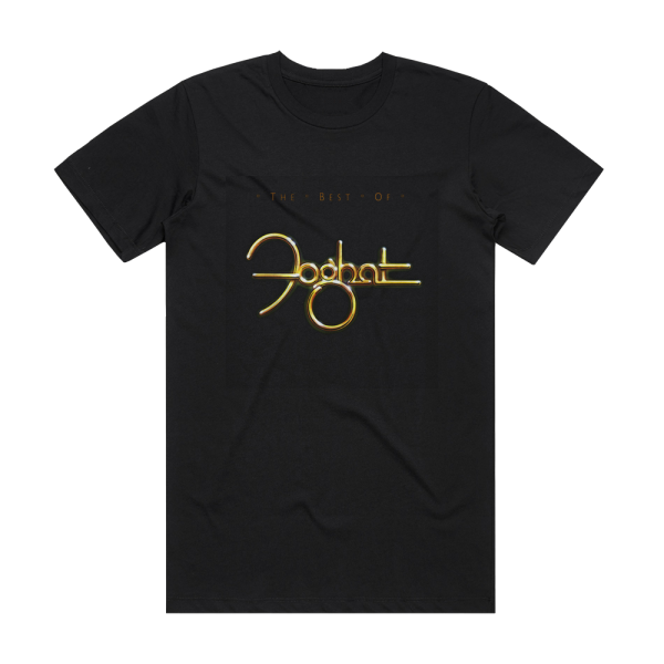 Foghat The Best Of Foghat Album Cover T-Shirt Black