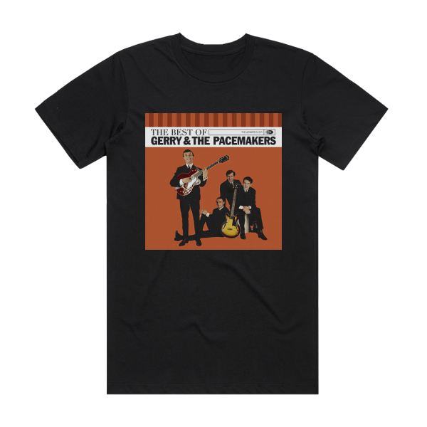 Gerry and The Pacemakers The Best Of Gerry And The Pacemakers Album Cover T-Shirt Black