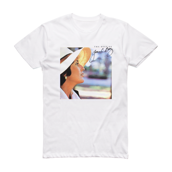 Joan Baez The Best Of Joan Baez Album Cover T-Shirt White