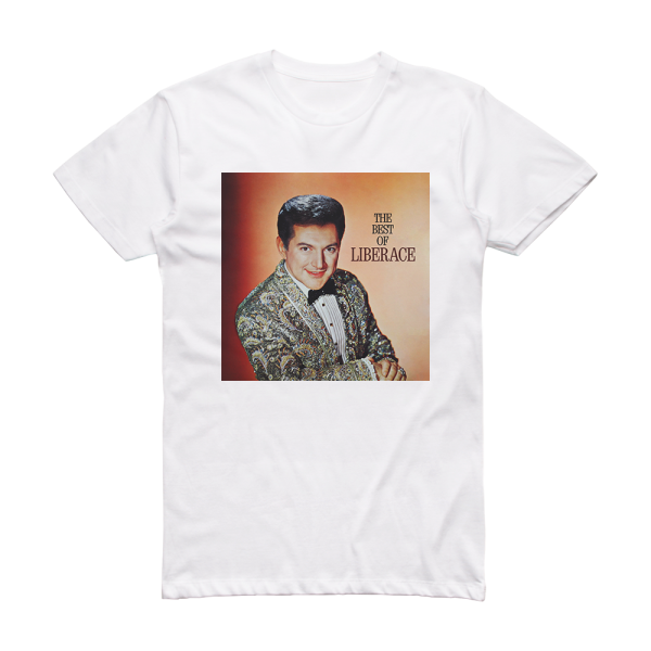 Liberace The Best Of Liberace Album Cover T-Shirt White