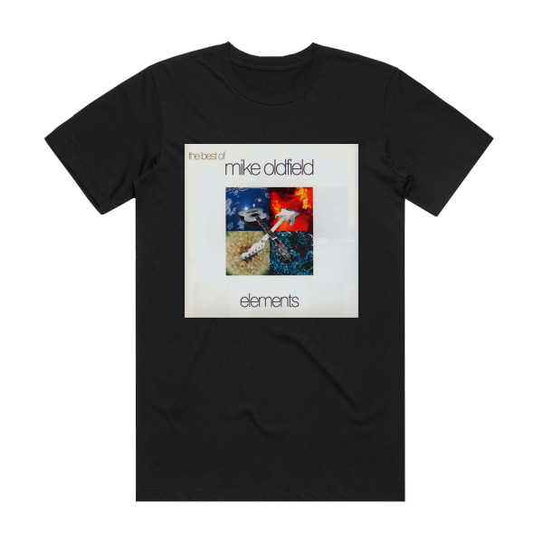 Mike Oldfield The Best Of Mike Oldfield Elements Album Cover T-Shirt Black