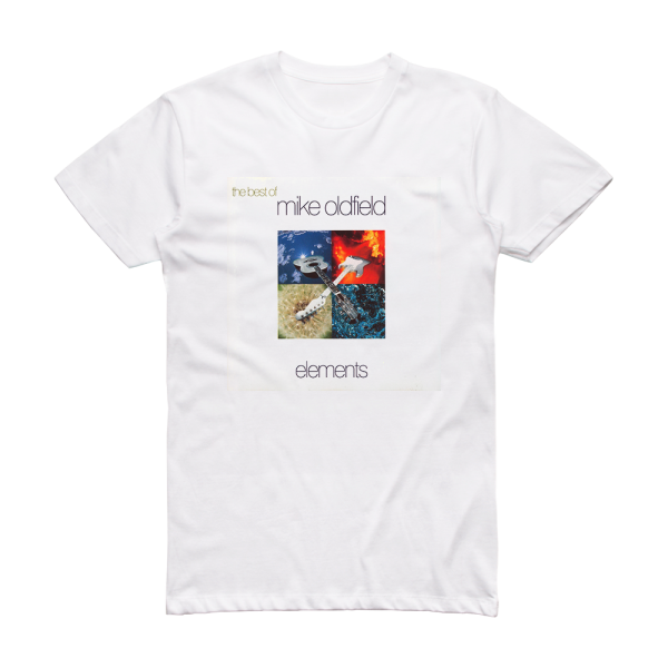 Mike Oldfield The Best Of Mike Oldfield Elements Album Cover T-Shirt White
