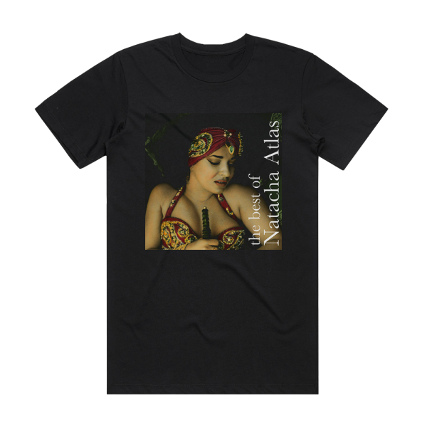 Natacha Atlas The Best Of Natacha Atlas Album Cover T-Shirt Black