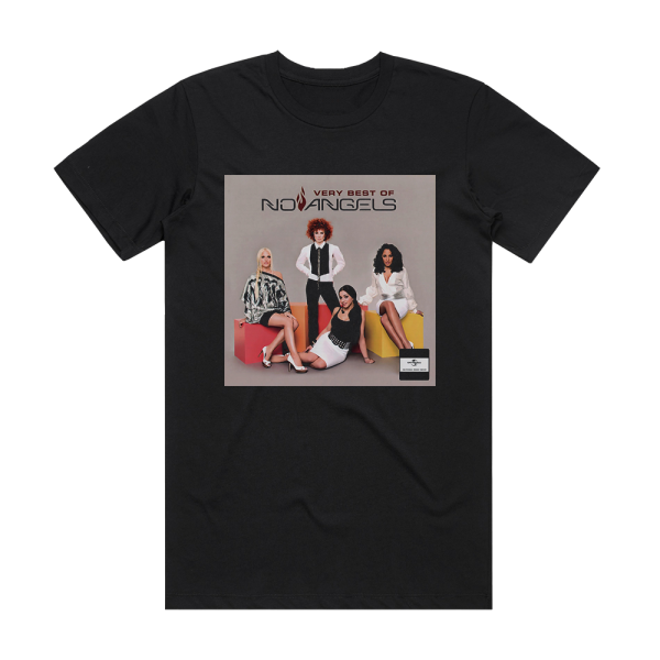 No Angels The Best Of No Angels Album Cover T-Shirt Black