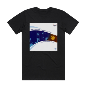 Jacques Loussier Trio The Best Of Play Bach Album Cover T-Shirt Black