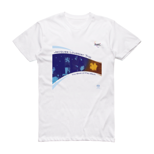 Jacques Loussier Trio The Best Of Play Bach Album Cover T-Shirt White