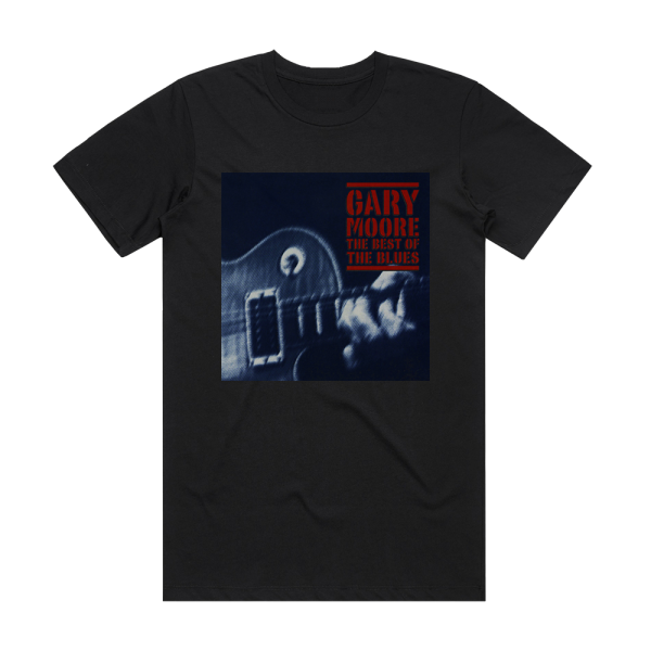 Gary Moore The Best Of The Blues Album Cover T-Shirt Black