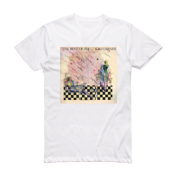 Kim Carnes The Best Of You Album Cover T-Shirt White