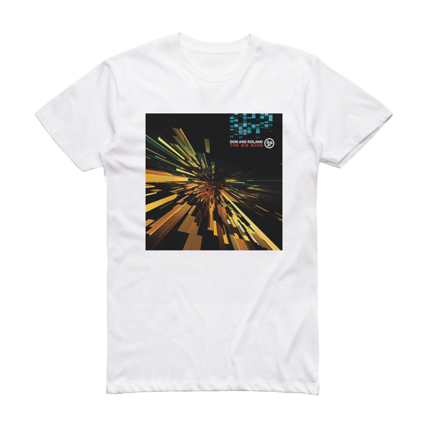 Dom and Roland The Big Bang Album Cover T-Shirt White