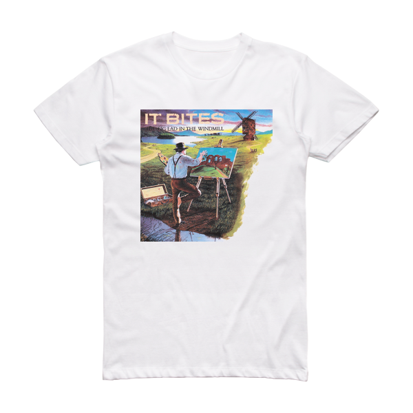 It Bites The Big Lad In The Windmill 1 Album Cover T-Shirt White