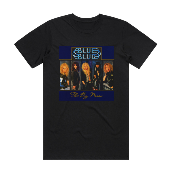 Blue Blud The Big Noise Album Cover T-Shirt Black