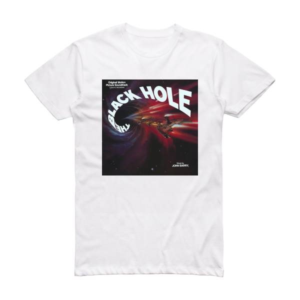 John Barry The Black Hole Album Cover T-Shirt White