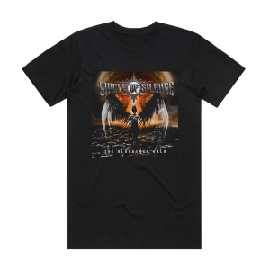 Circle of Silence The Blackened Halo Album Cover T-Shirt Black